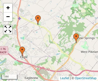 Area schools map